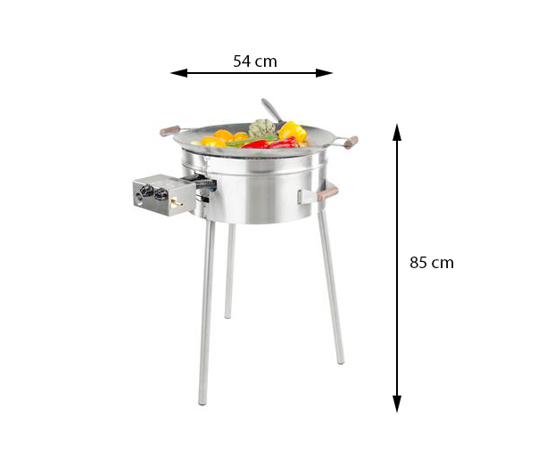 GrillSymbol gaasipõletiga wok PRO-545
