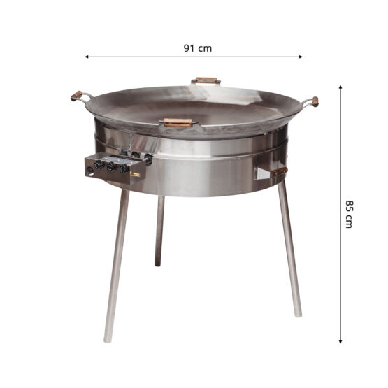 GrillSymbol gaasipõletiga wok PRO-915